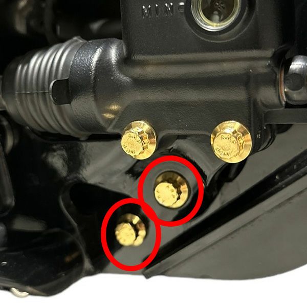 M8ソフテイル クラッシュバー ARPボルトキット ゴールド BAMCO MOTORSPORTS (バムコ モータースポーツ)