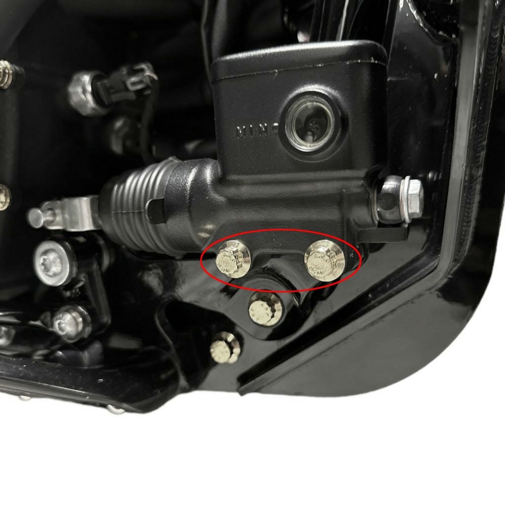 M8ソフテイル リアブレーキマスターシリンダー ARPボルトキット クローム BAMCO MOTORSPORTS (バムコ モータースポーツ)