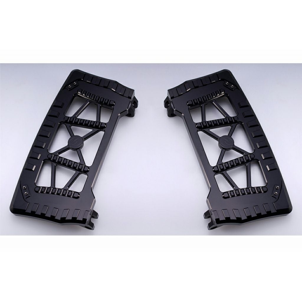 アルミ削り出しフロアボード タイプ1 (ブラック) 2024以降 ツーリング5