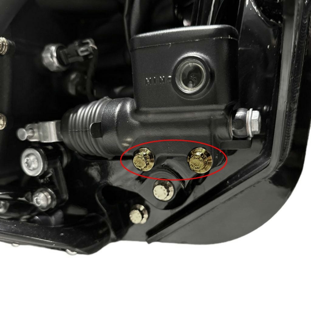 2008以降ツーリング リアブレーキマスターシリンダー ARPボルトキット ブラッククローム BAMCO MOTORSPORTS (バムコ モータースポーツ) 2