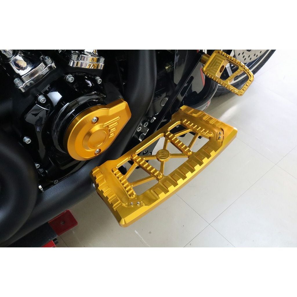 アルミ削り出しフロアボード タイプ1 (ゴールド) 2024以降 ツーリング1