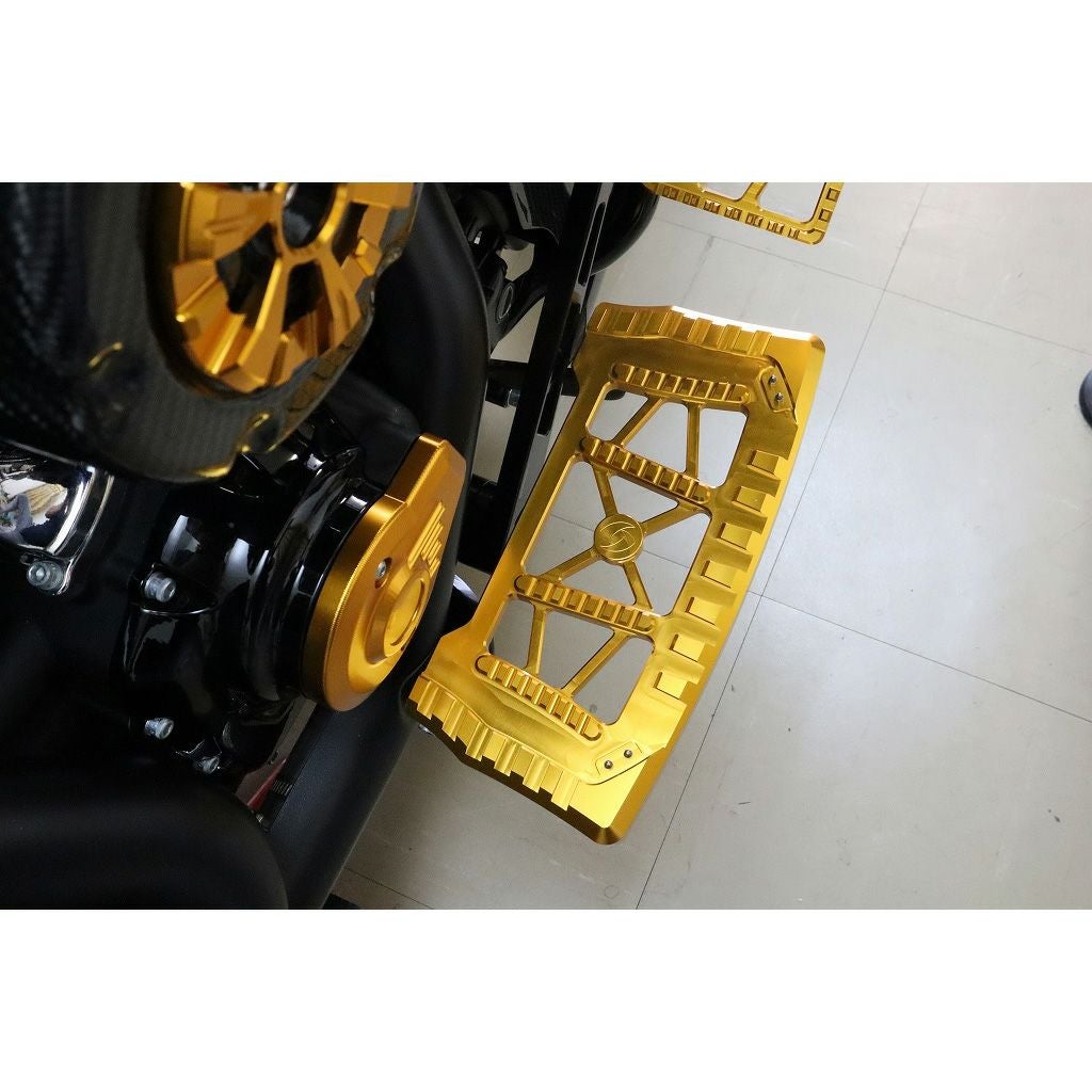 アルミ削り出しフロアボード タイプ1 (ゴールド) 2024以降 ツーリング2