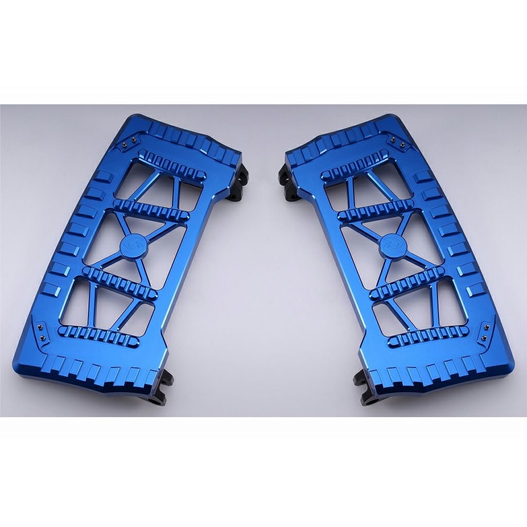 アルミ削り出しフロアボード タイプ1 (ブルー) 2024以降 ツーリング5