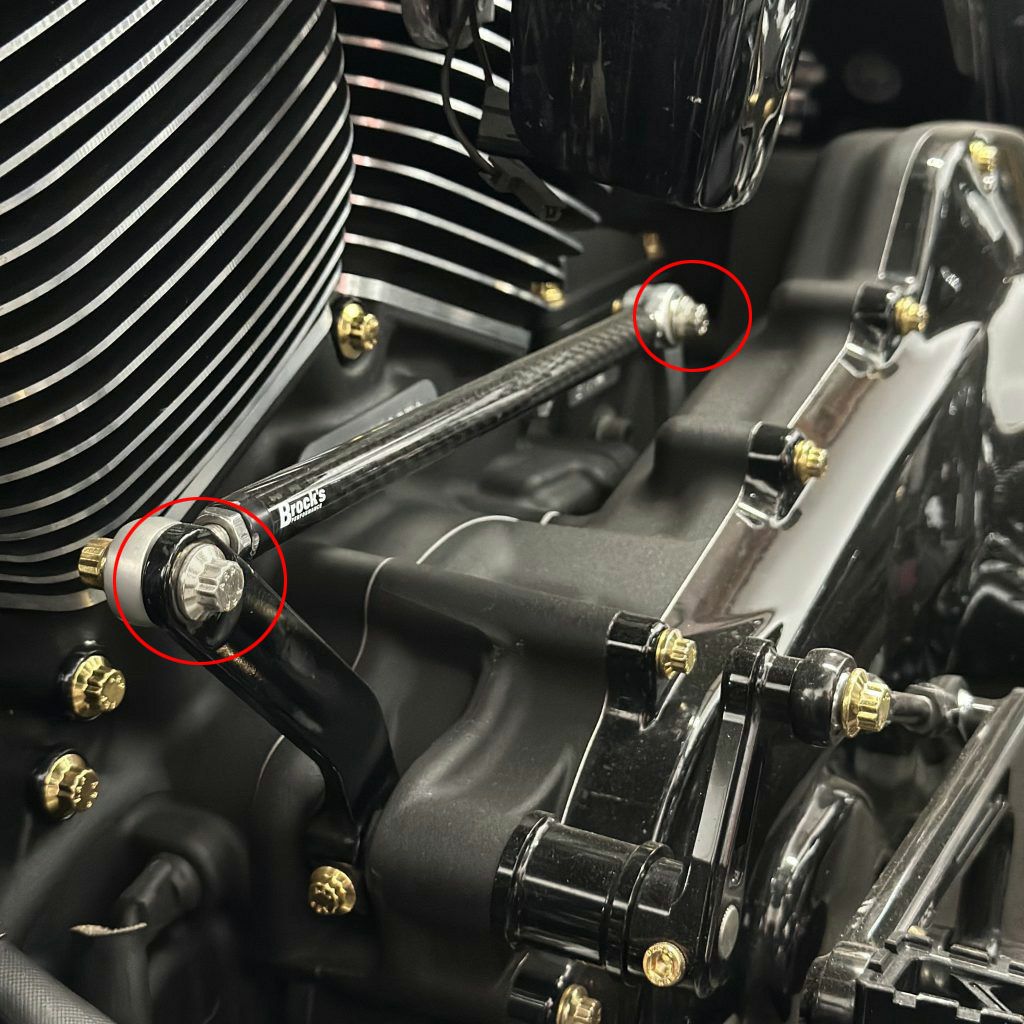 M8ソフテイル、ダイナ シフトリンケージ ARPボルトキット クローム BAMCO MOTORSPORTS (バムコ モータースポーツ)