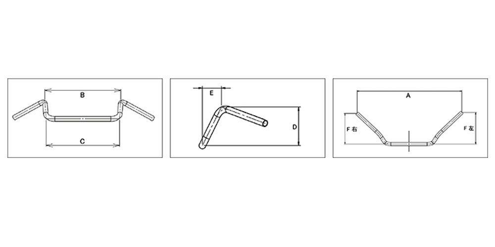 プルバック・ハンドルバー　883N、1200X用 ブラック-03