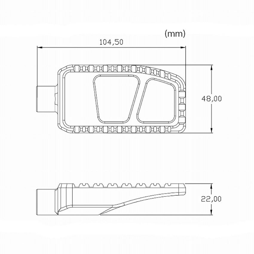 リアブレーキレバーキット (シルバー/シルバー)4