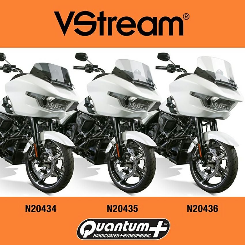 VStream ミッド・ウィンドシールド 10インチ (ライトグレー)1