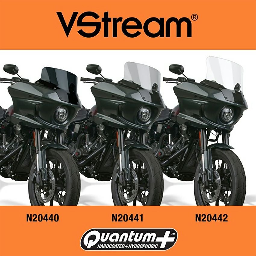 VStream ロー・ウィンドシールド 11.5インチ (ダークグレー) ローライダーST1