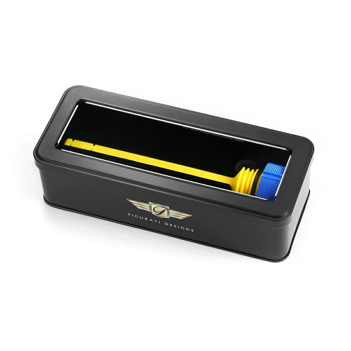 マグネット付き パフォーマンス・オイルディップスティック ナールヘッド (ブルー)2