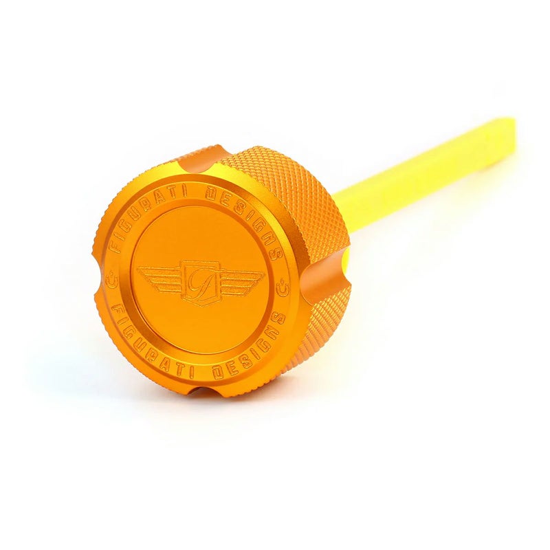 マグネット付き パフォーマンス・オイルディップスティック ナールヘッド (ゴールド)