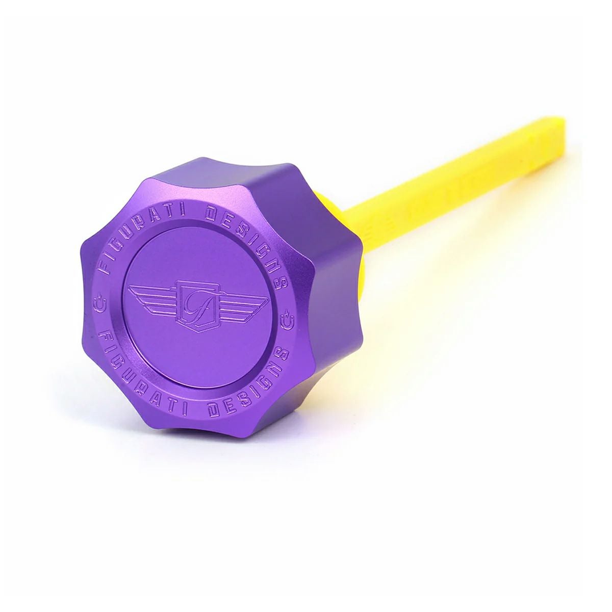 マグネット付き パフォーマンス・オイルディップスティック カーブヘッド (パープル)