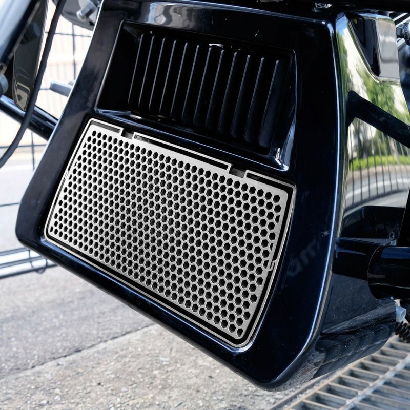 ラジエターガードカバー (ステンレス/シルバー)