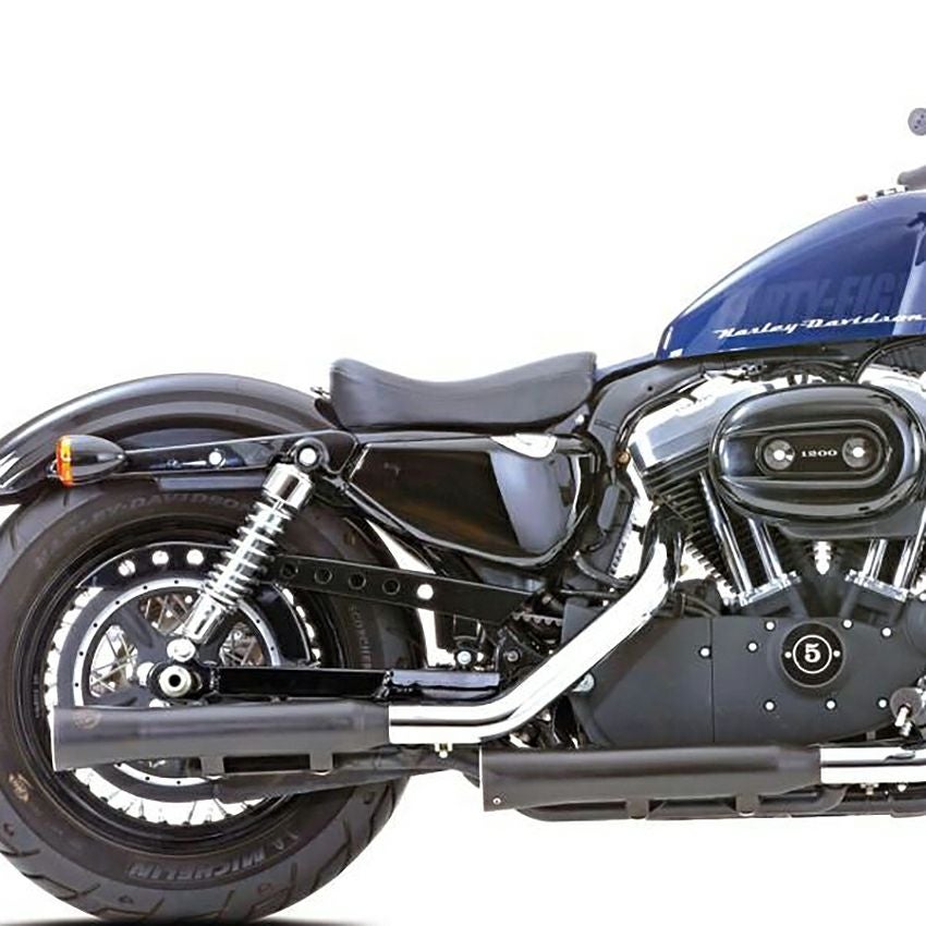 ダブルグルーブ スリップオンマフラー (ブラック) 2017～2021 スポーツスター