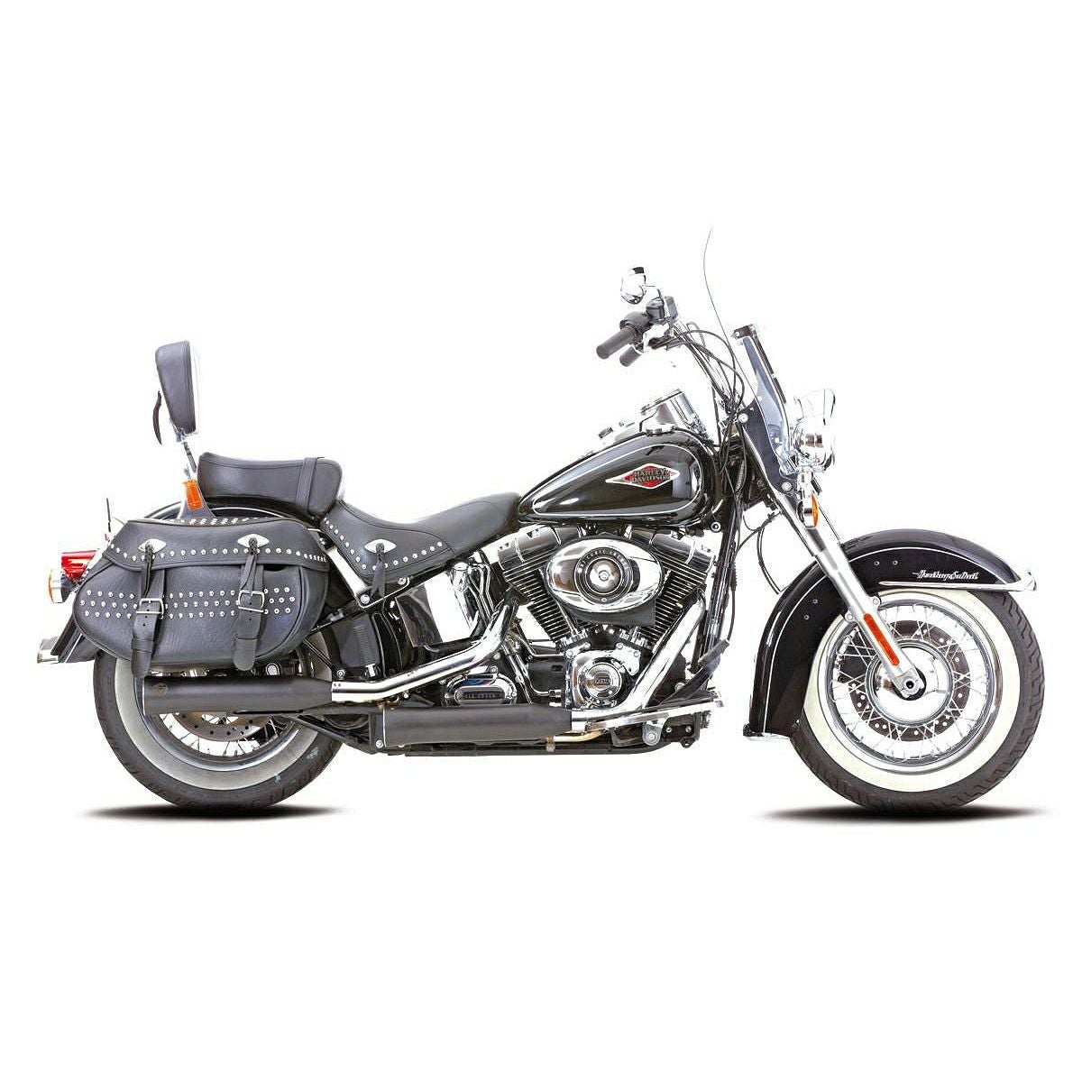 ダブルグルーブ スリップオンマフラー (ブラック) 2021～2024 ヘリテイジクラシック1