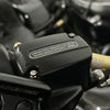 ツーリング、ソフテイル フロントマスターシリンダーカバー ARPボルトキット ブラッククローム BAMCO MOTORSPORTS (バムコ モータースポーツ)
