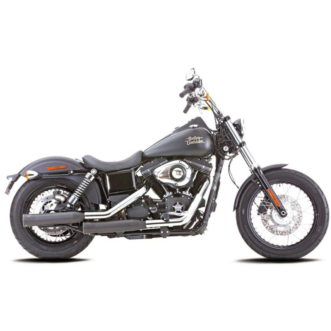 ダブルグルーブ スリップオンマフラー (ブラック) 2006～2017 ダイナ1