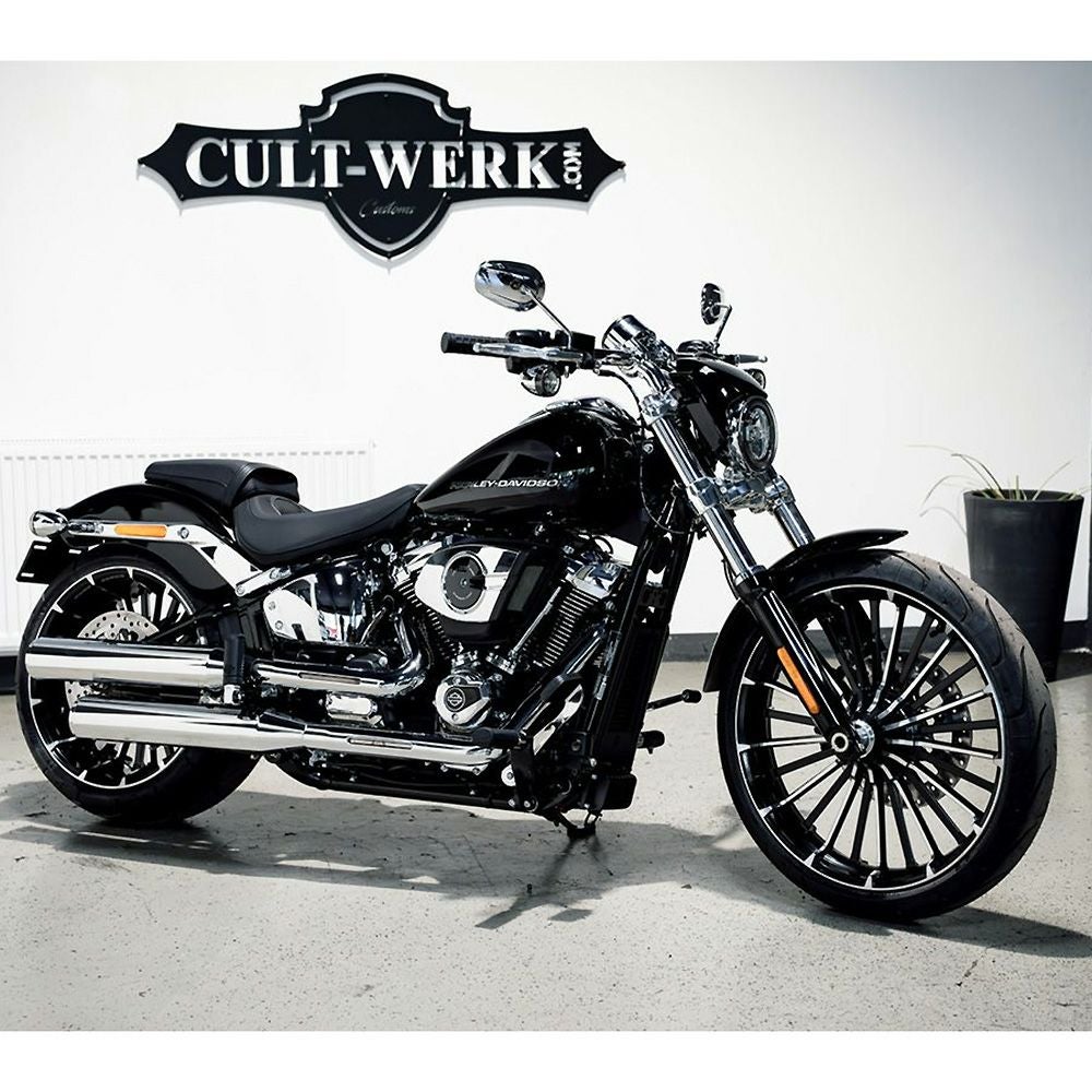 Vロッドスタイル ヘッドライトカバー (未塗装)2