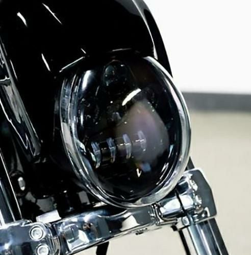 カルトワーク Vロッドスタイル ヘッドライトカバー (グロスブラック