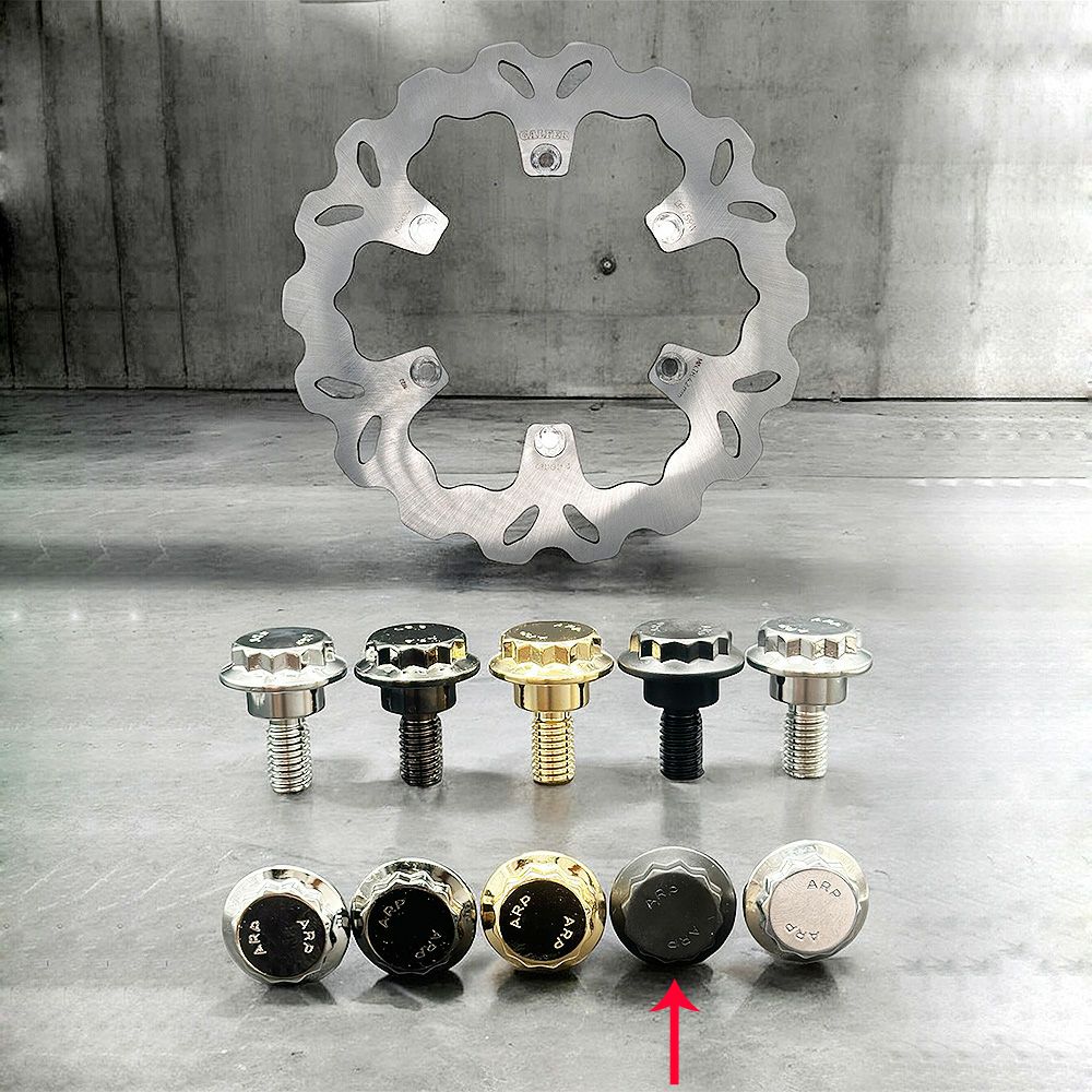 フロント スポークマウントローター デュアル ARPボルトキット ブラック BAMCO MOTORSPORTS (バムコ モータースポーツ)