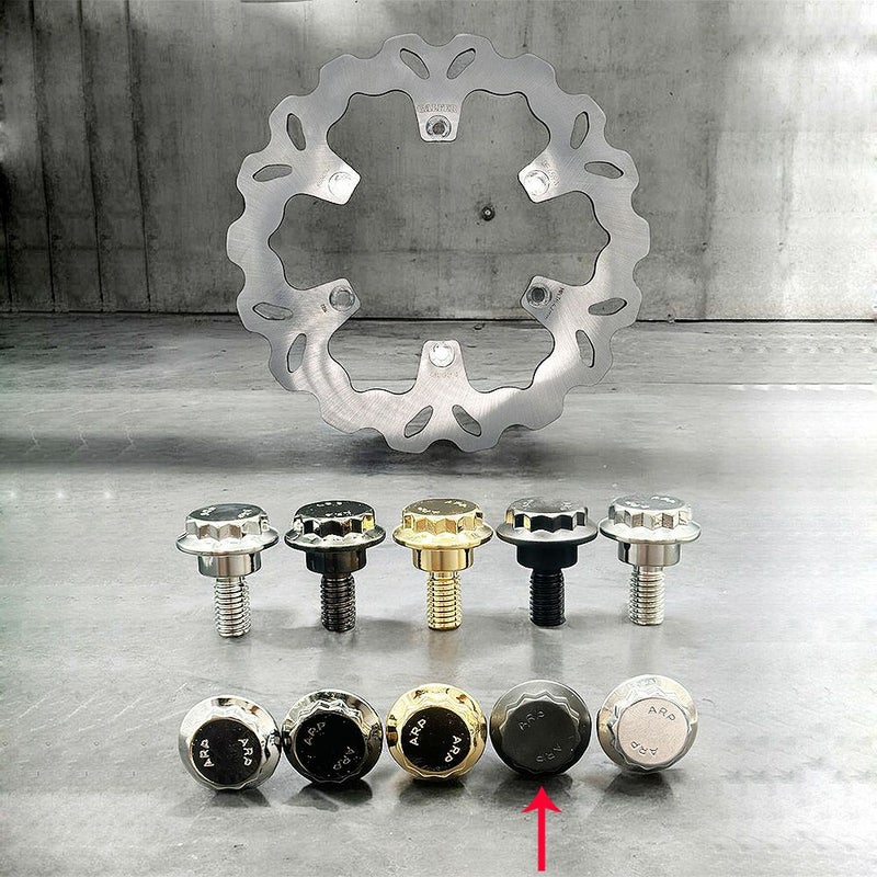 フロント スポークマウントローター デュアル ARPボルトキット ブラック BAMCO MOTORSPORTS (バムコ モータースポーツ)