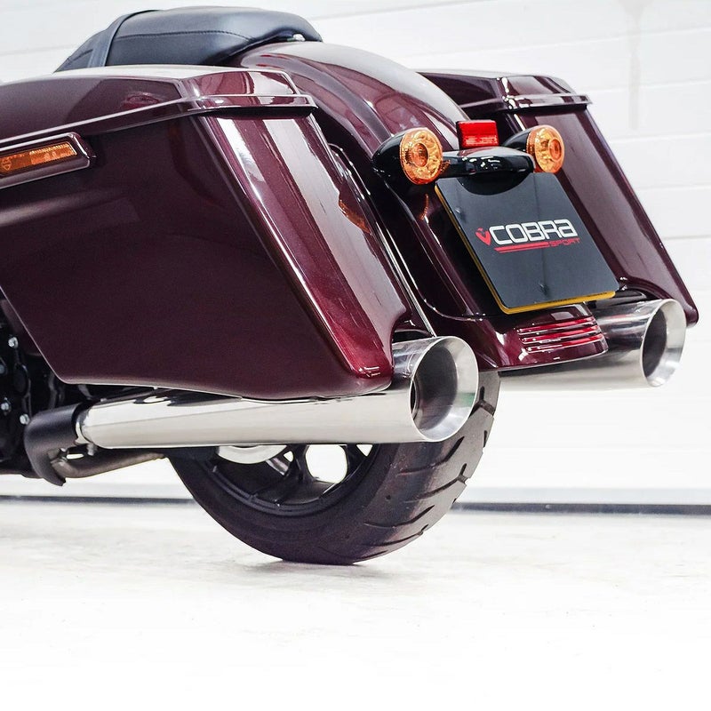 スラッシュカット・パフォーマンス スリップオンマフラー(ポリッシュ)