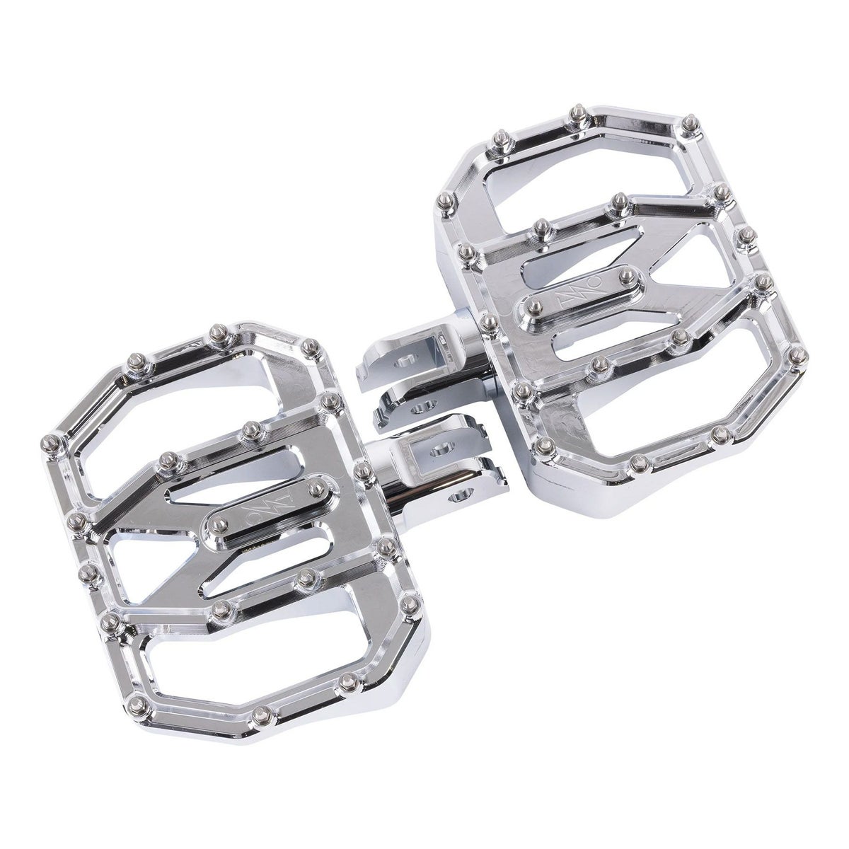 Aggressor ライダー・ミニフロアボード (クローム) M8ソフテイル6