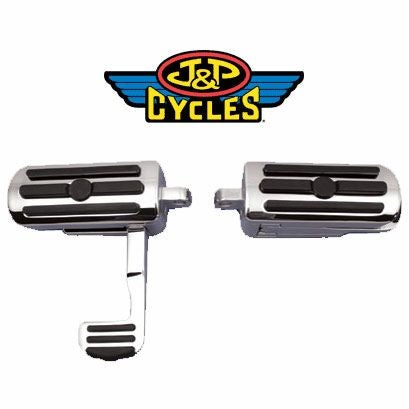J＆P Cycles　クロームフットペグ　ヒールレストセット-01