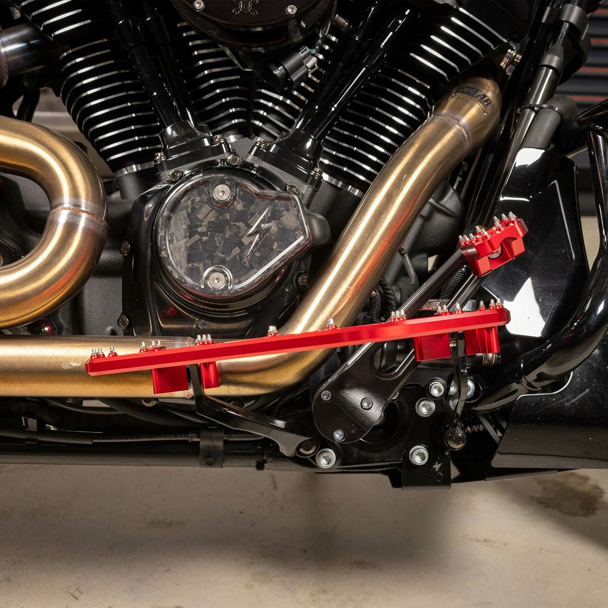 Aggressor ブレーキアームペダル (レッド)3