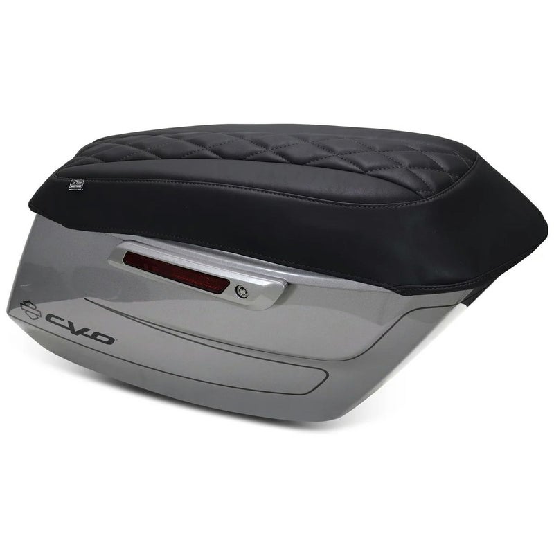 デラックス ダイアモンド サドルバッグリッドカバー (ブラック)