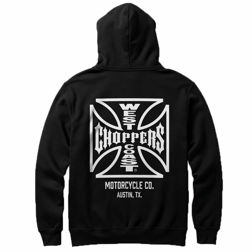  WCC ATX CROSS フーディー ブラック/ホワイト 