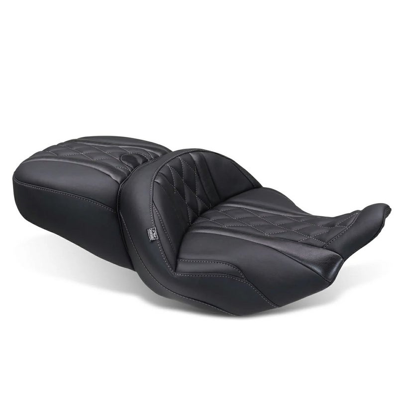 ワンピース・デラックスツーリングシート (ダイアモンド/グレーステッチ)