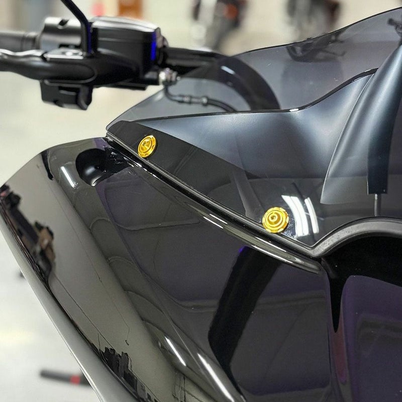2015～2023 ロードグライド ウインドシールドボルト ゴールド HogWorkz（ホグワークズ）