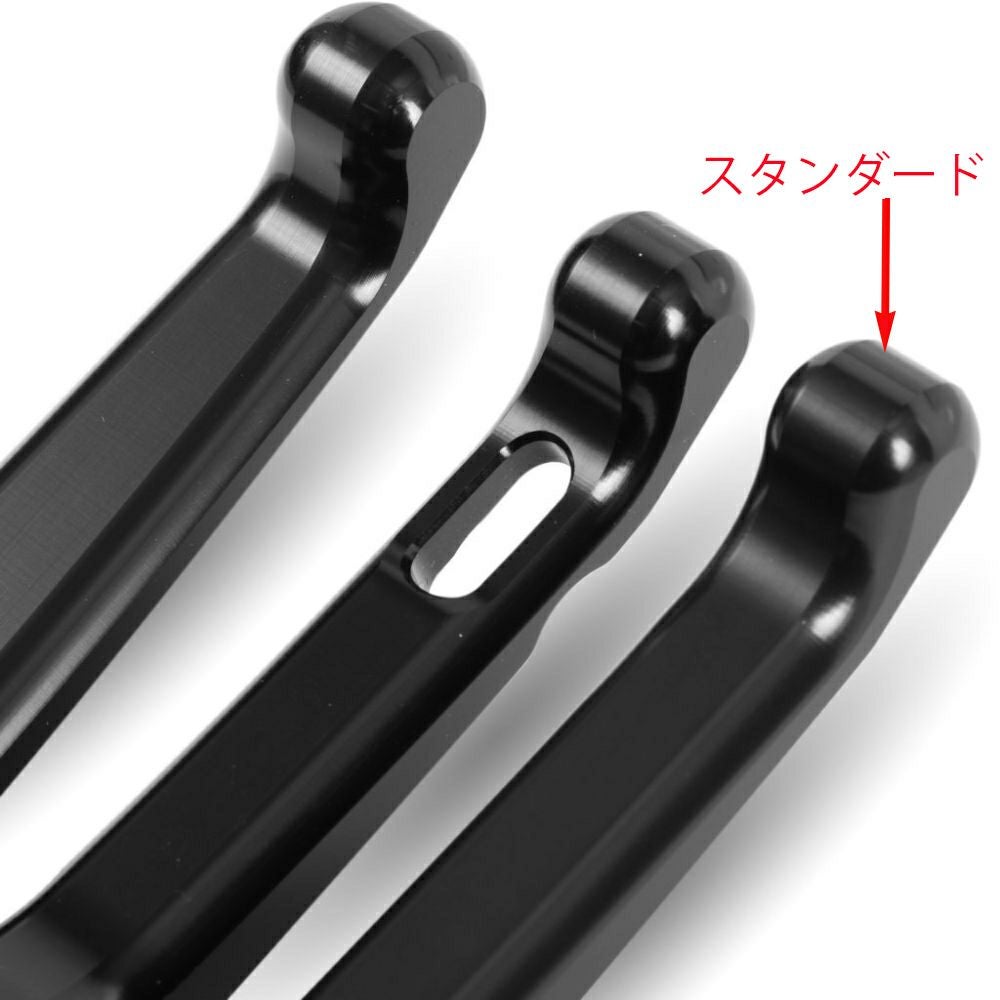 アジャスタブル・ブレーキレバー スタンダード (ブラック/ブラック)4