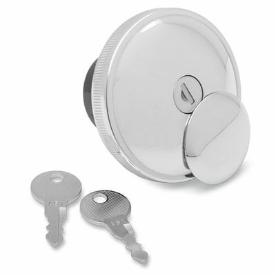 ハーレー用 ガスキャップ ロック付 クローム ドラッグスペシャリティーズ