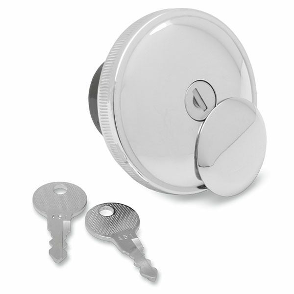 ハーレー用 ガスキャップ ロック付 クローム ドラッグスペシャリティーズ