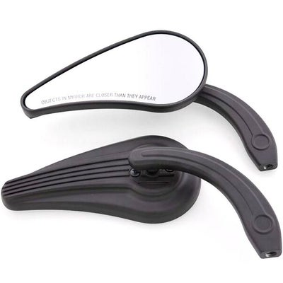 J&P スピードライン　ティアドロップ・ミラー　ブラック-01