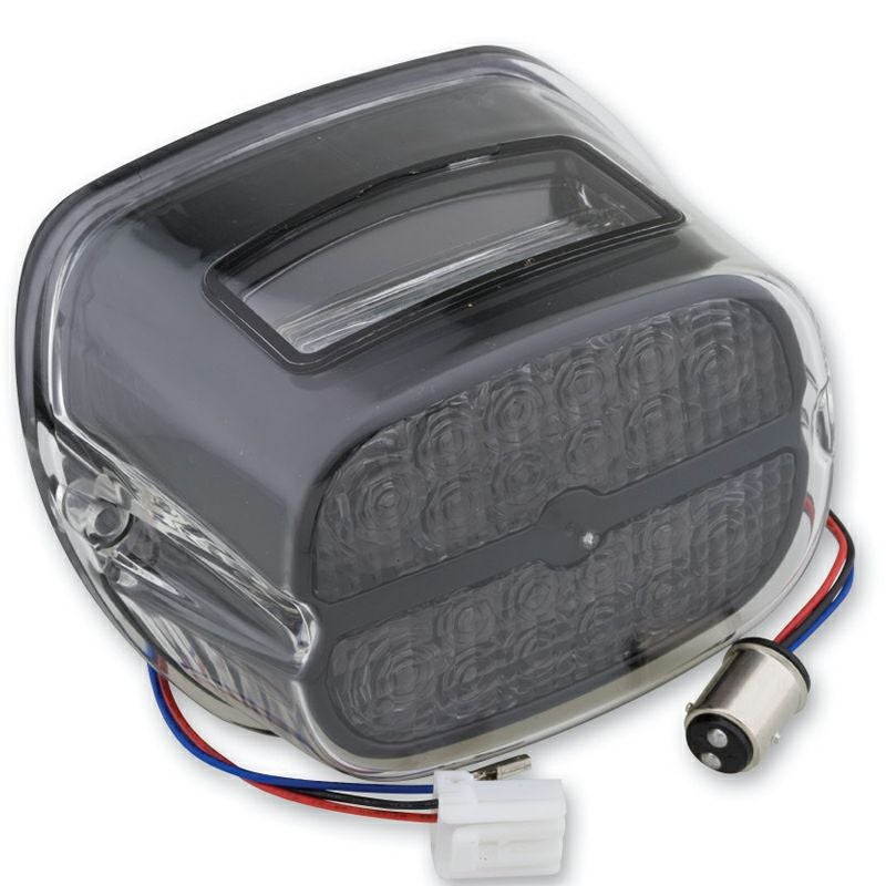 J＆P Cycles　LEDテールライト　スモークレンズ ブラック・ハウジング-01