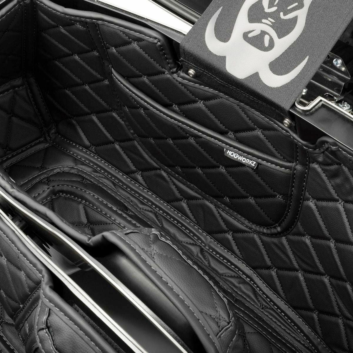 2025以降 ツーリング サドルバッグライナー ブラックステッチ HogWorkz（ホグワークズ） 3
