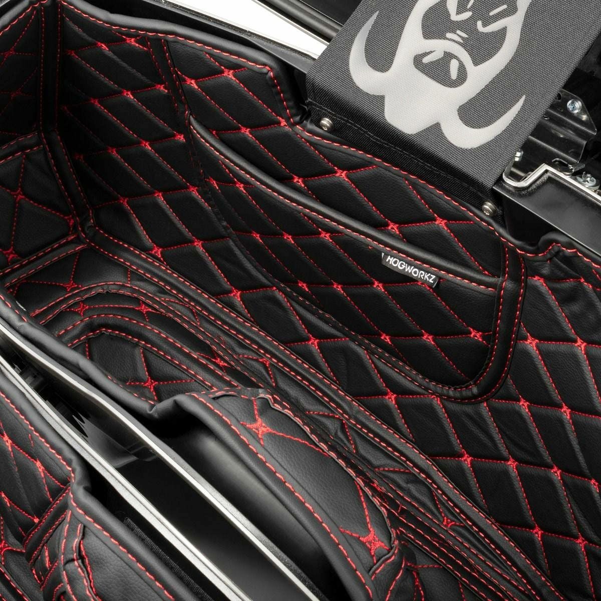 2025以降 ツーリング サドルバッグライナー レッドステッチ HogWorkz（ホグワークズ） 3