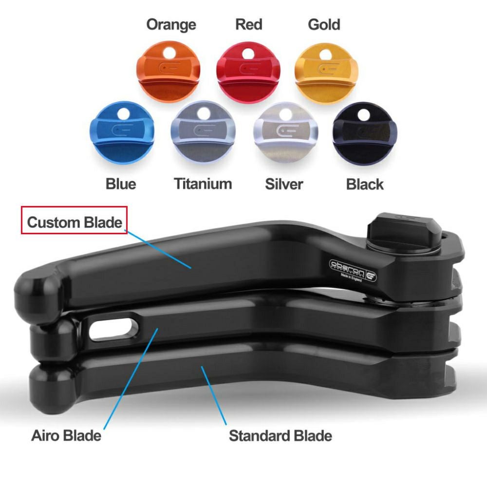 アジャスタブル・クラッチレバー カスタム (ブラック/ブラック)2