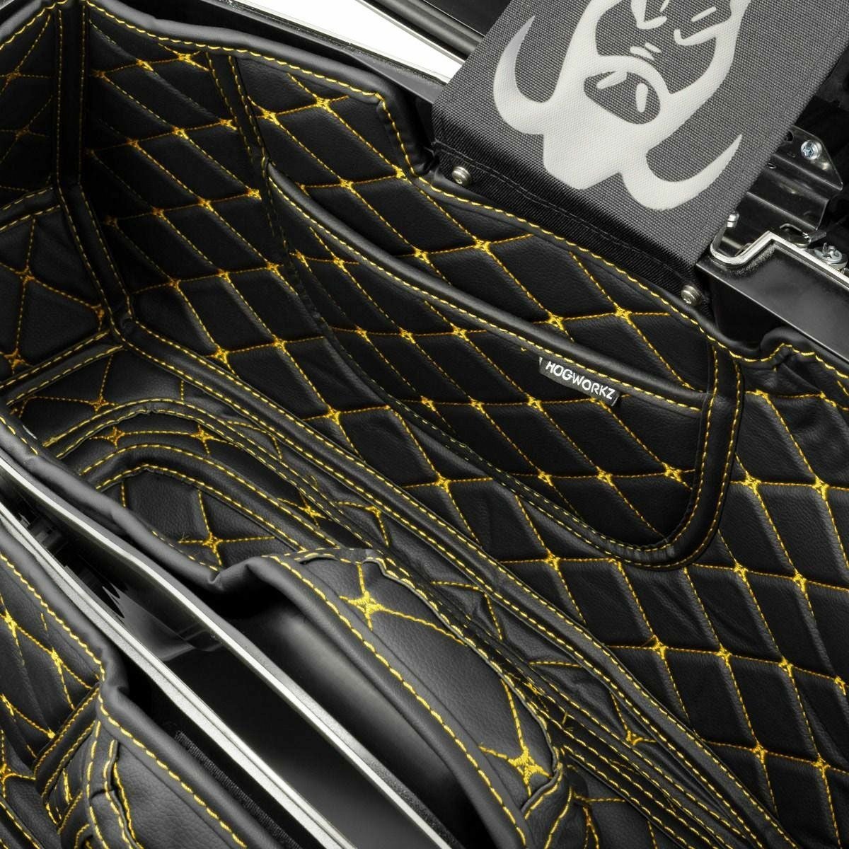 2023以降 FLHXSE、FLTRXSE、FLTRXSTSE サドルバッグライナー ゴールドステッチ HogWorkz（ホグワークズ） 3