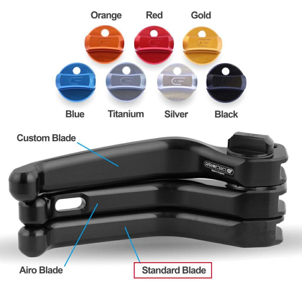 アジャスタブル・クラッチレバー スタンダード (ブラック/ゴールド)2