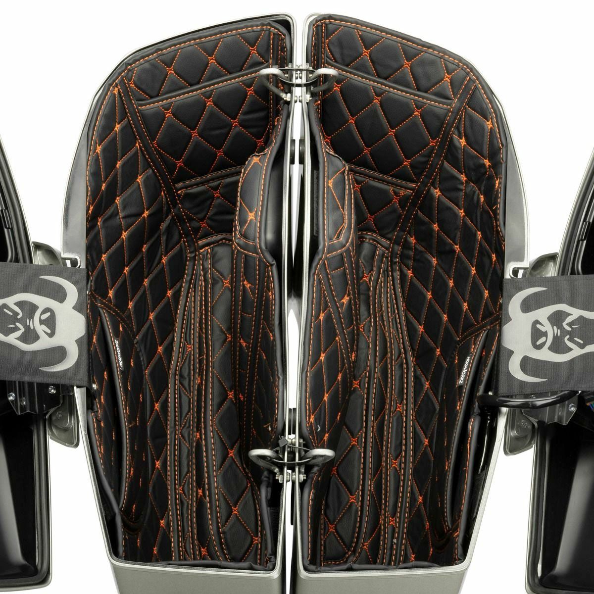 2023以降 FLHXSE、FLTRXSE、FLTRXSTSE サドルバッグライナー オレンジステッチ HogWorkz（ホグワークズ） 2