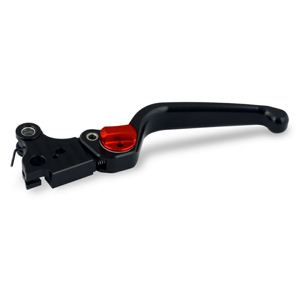 アジャスタブル・クラッチレバー エアロ (ブラック/レッド)