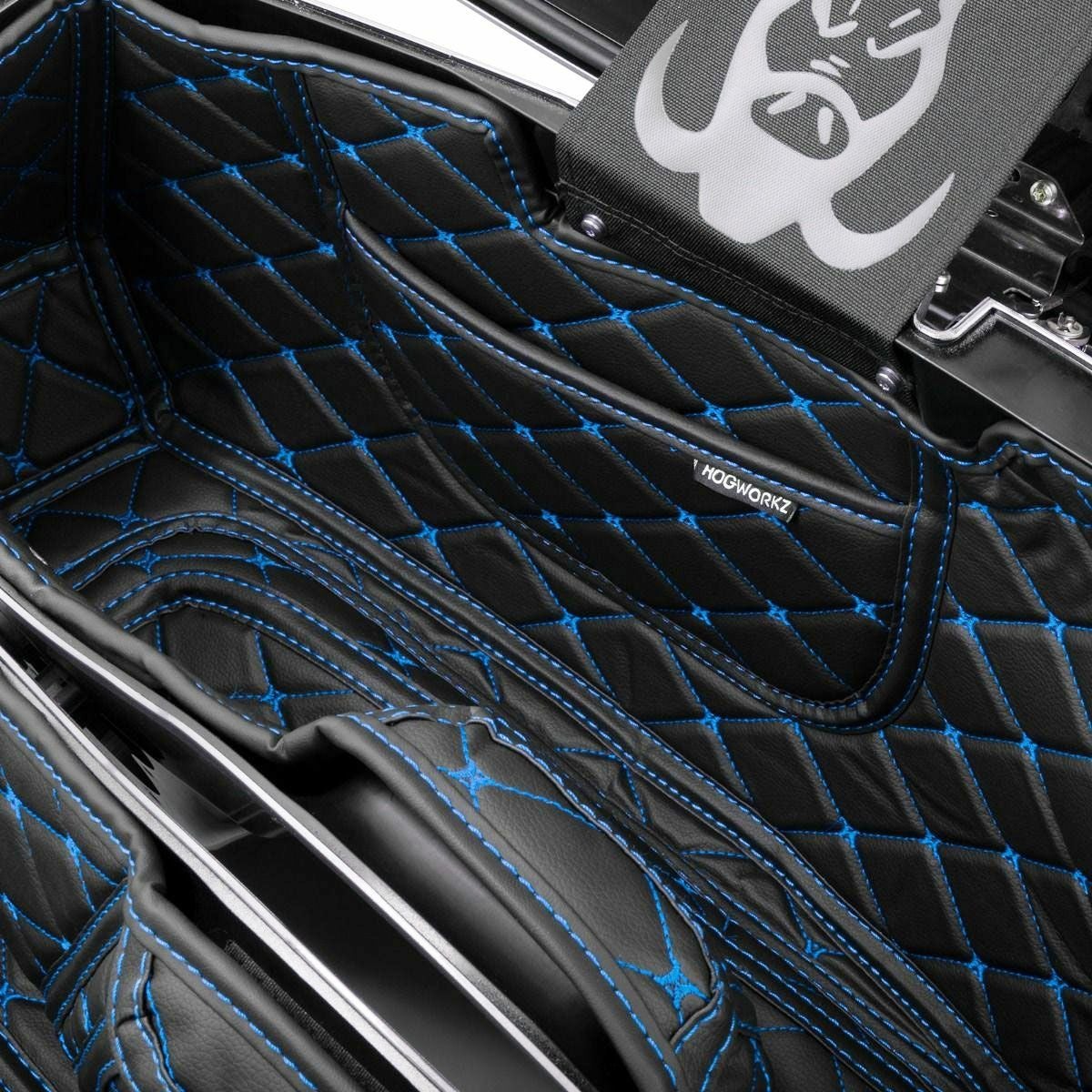 2023以降 FLHXSE、FLTRXSE、FLTRXSTSE サドルバッグライナー ブルーステッチ HogWorkz（ホグワークズ） 3