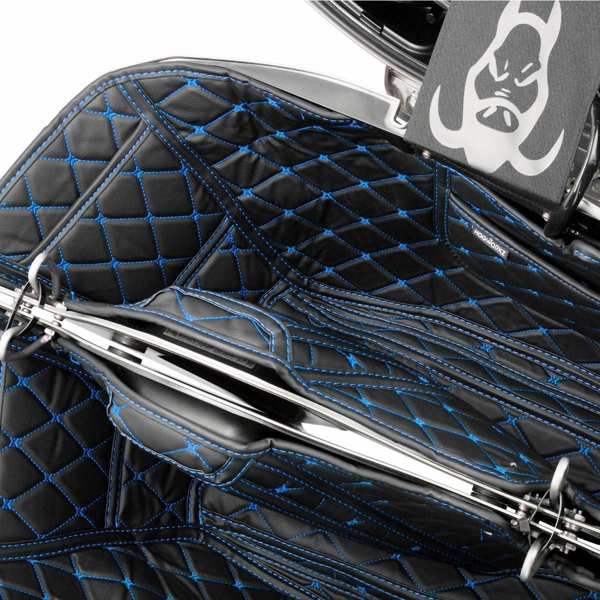 2023以降 FLHXSE、FLTRXSE、FLTRXSTSE サドルバッグライナー ブルーステッチ HogWorkz（ホグワークズ） 4
