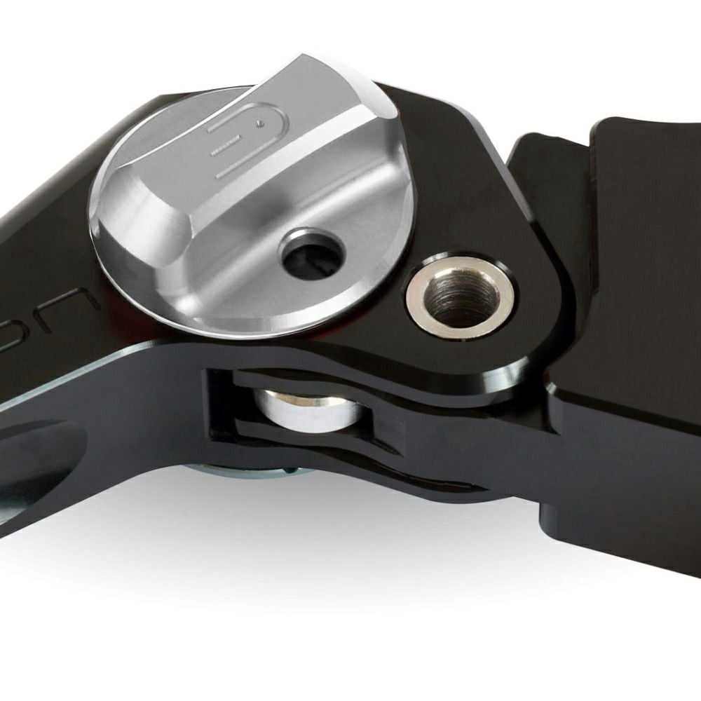 アジャスタブル・クラッチレバー カスタム (ブラック/シルバー)1