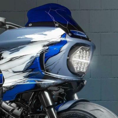 ローライダーST ヘッドライトプロテクトカバー スモーク |ハーレー 