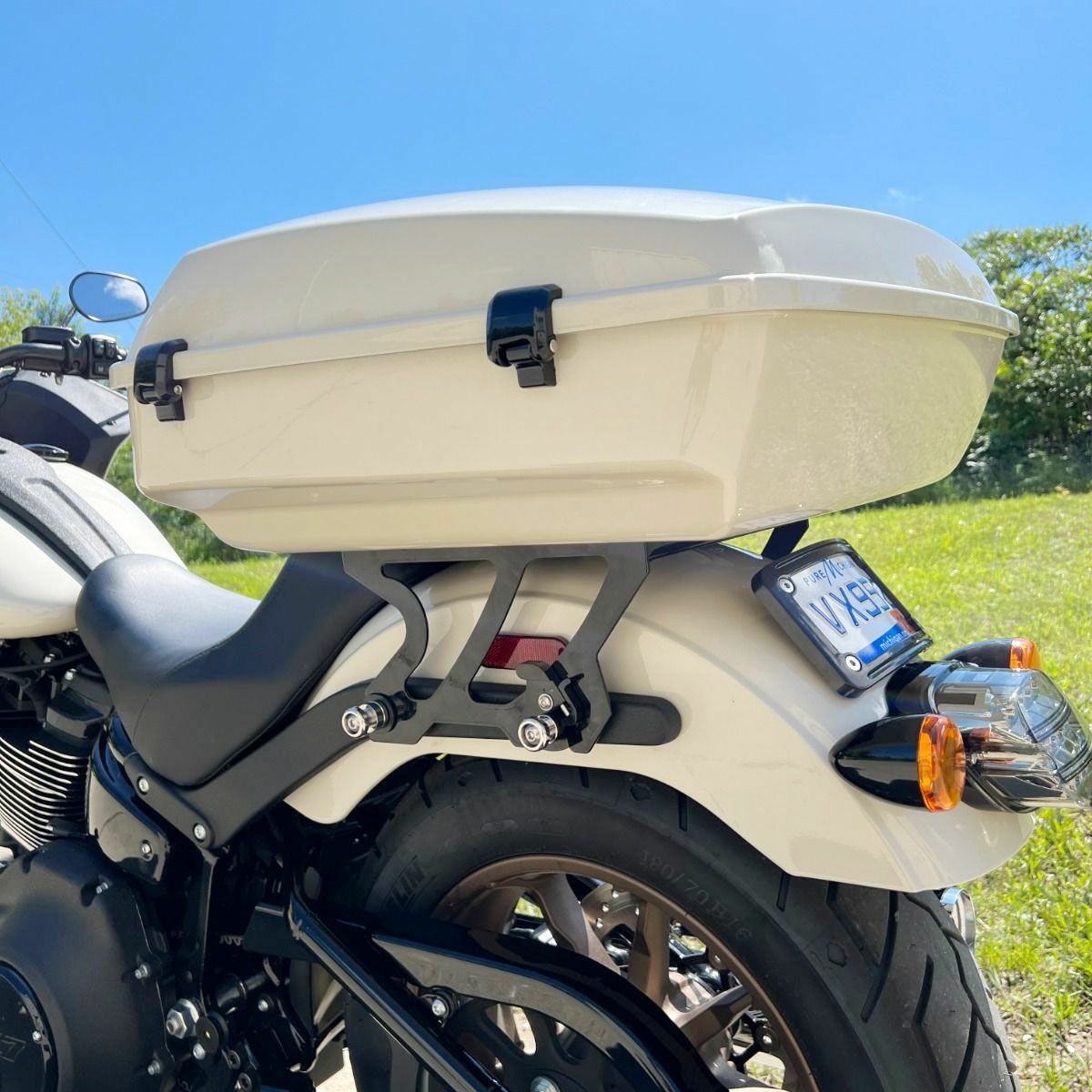 FXLR/S/ST、FLSB デタッチャブル ソロ ツアーパックラック クローム HogWorkz（ホグワークズ） 3