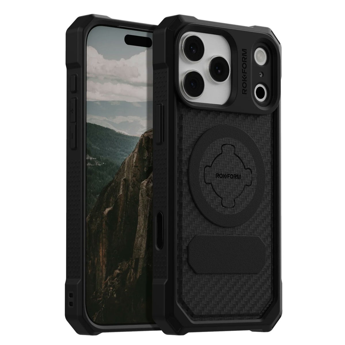 ロックフォーム iPhone 17 Pro Max Ruggedケース (ブラック)